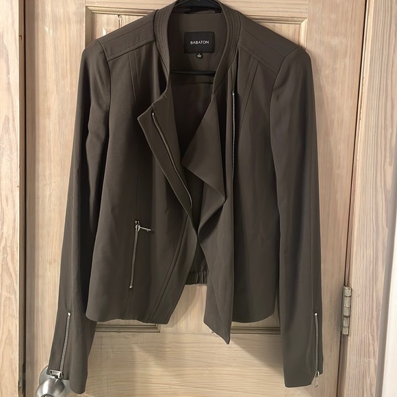 COPY - ARITZIA Babaton Moto Jacket 2 | Olive
Green - Picture 2 of 7